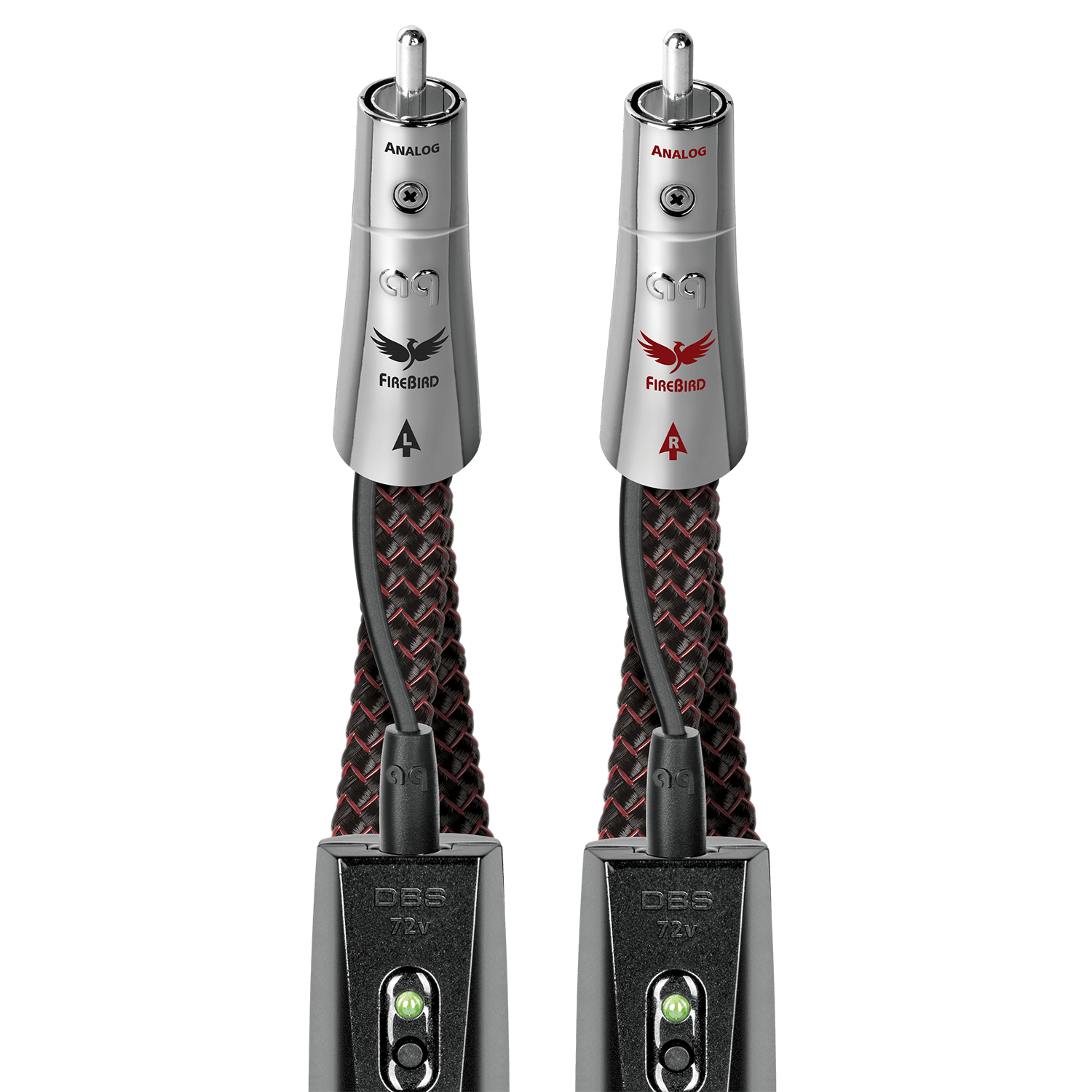 AudioQuest FireBird RCA-RCA cavo audio argento PSS DBS 72V