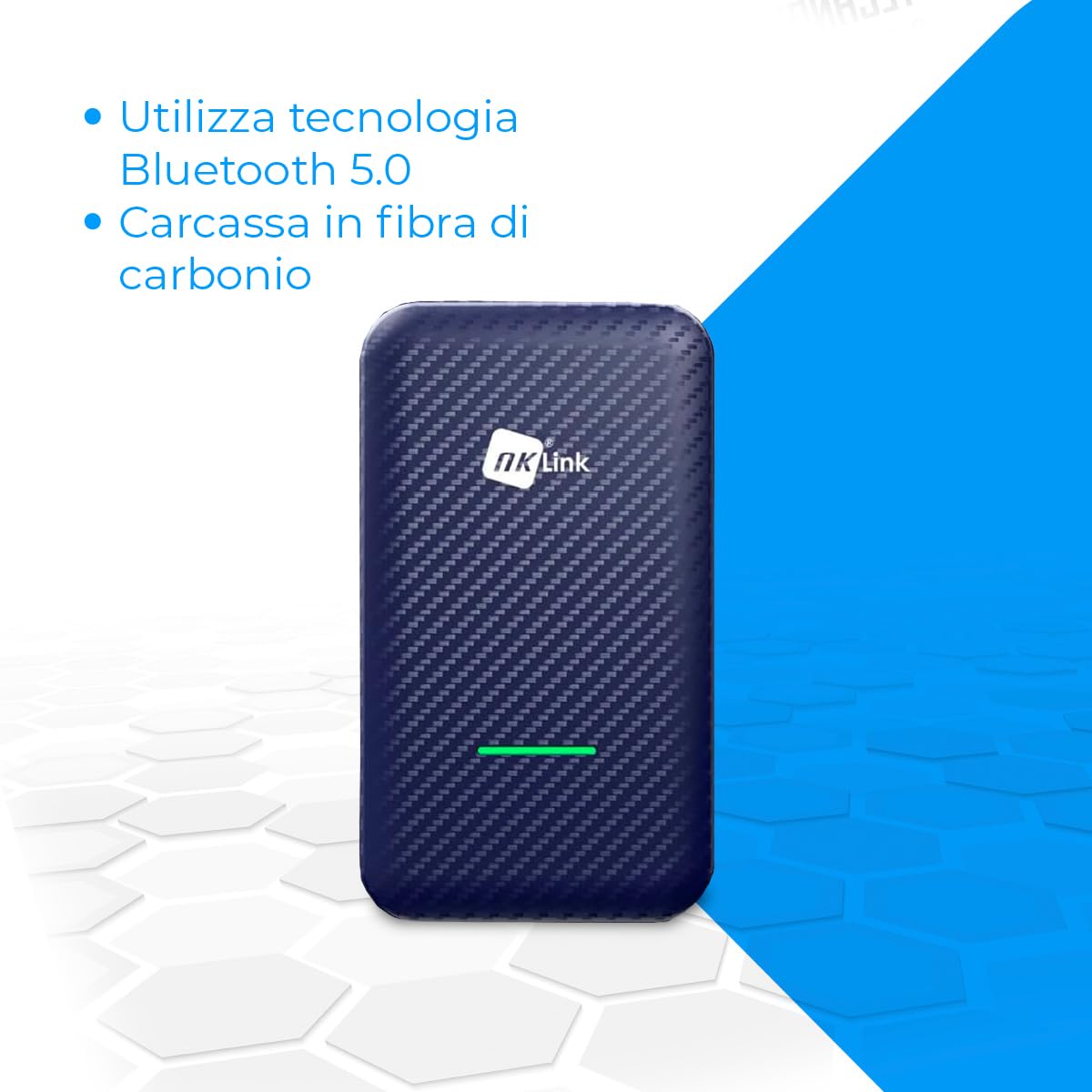 NK Adattatore CarPlay Android Auto Wireless USB Bluetooth 5.0