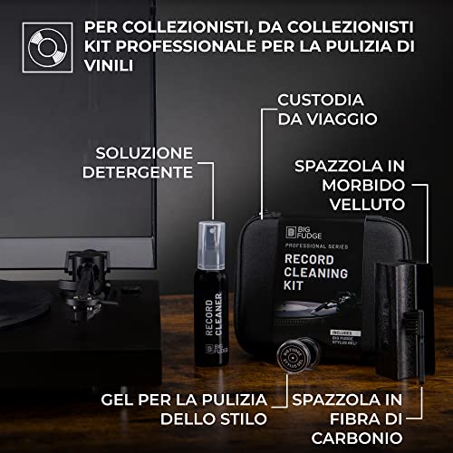 Big Fudge Vinyl Cleaning Kit Pulizia Vinili 4 in 1 Velluto