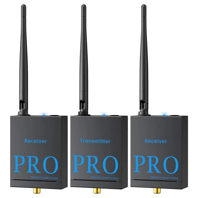 1Mii Set Audio Wireless 2.4G 1TX+2RX 100m RCA