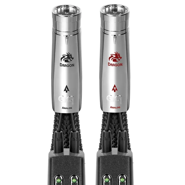 Audioquest Dragon cavo XLR bilanciato in argento PSS