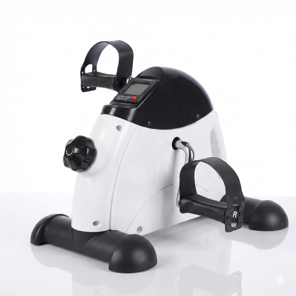 NK Pedali Statici Mini Bike Braccia Gambe Display LCD