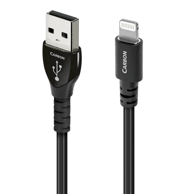 Audioquest Carbon Cavo USB-A Lightning 0,75 m argento 5%