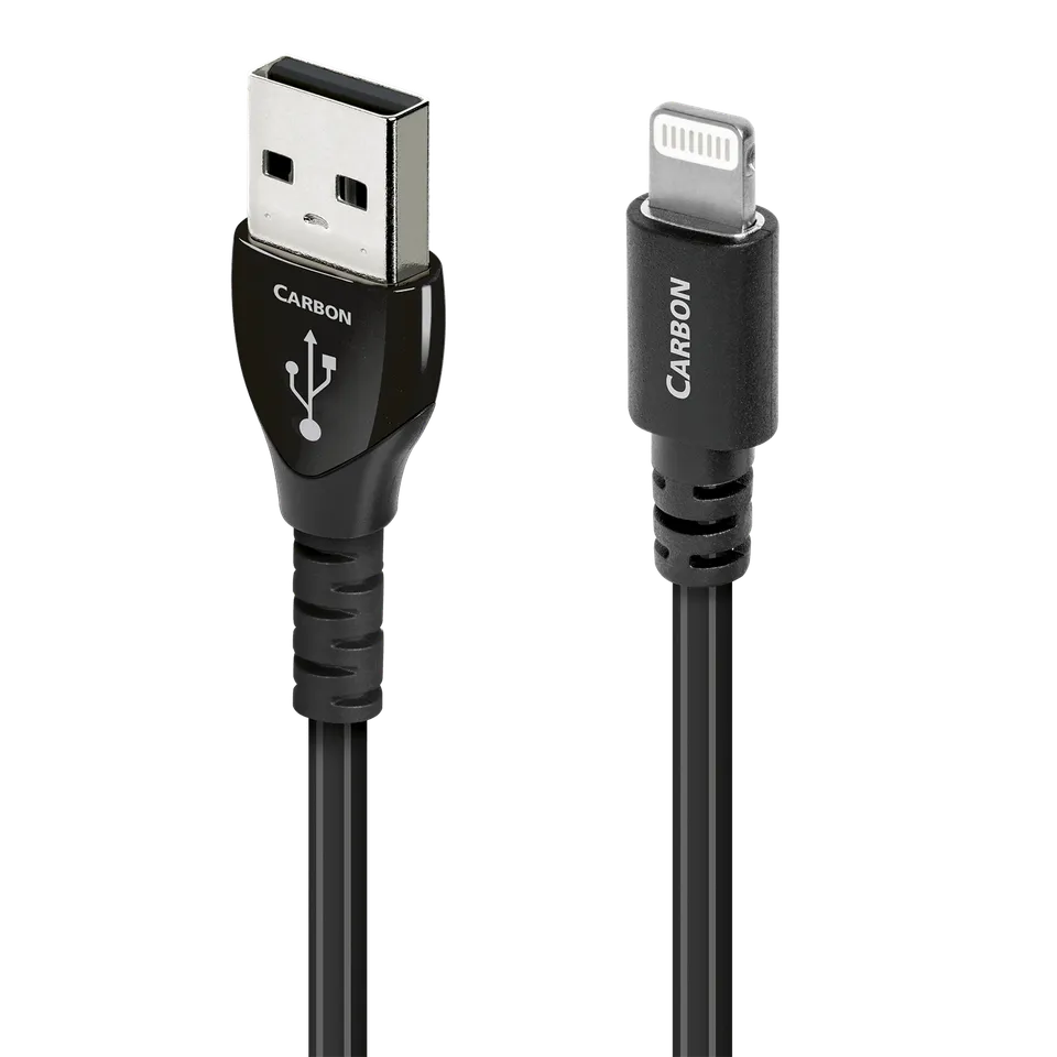 Audioquest Carbon Cavo USB-A Lightning 0,75 m argento 5%