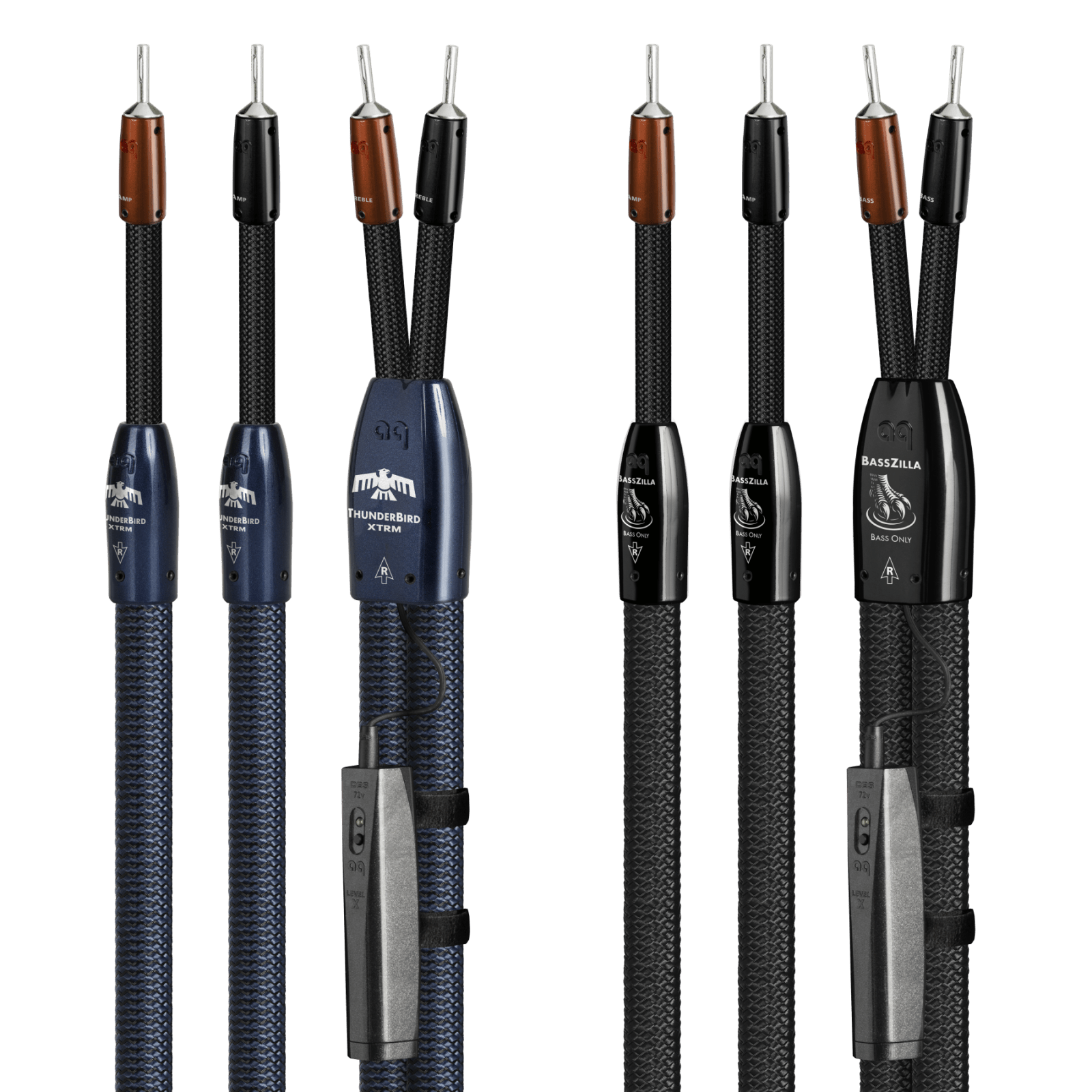 AudioQuest ThunderBird Cavo diffusori BiWire 3 m banana