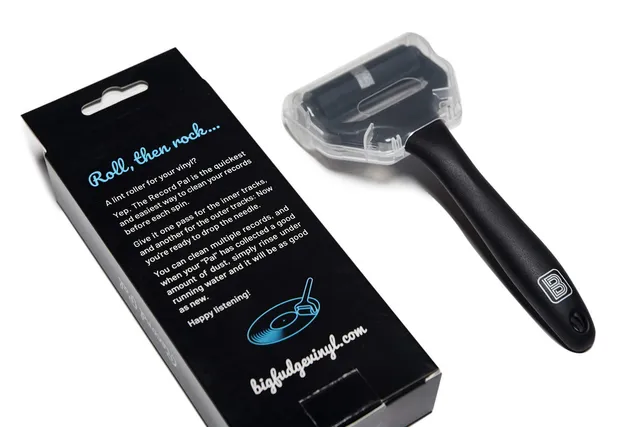 Big Fudge Record Pal Rullo Pulizia Vinili Silicone Nero