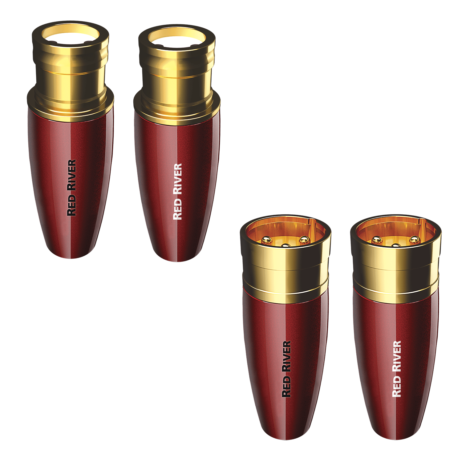 AudioQuest Red River cavo bilanciato XLR rame connettori oro