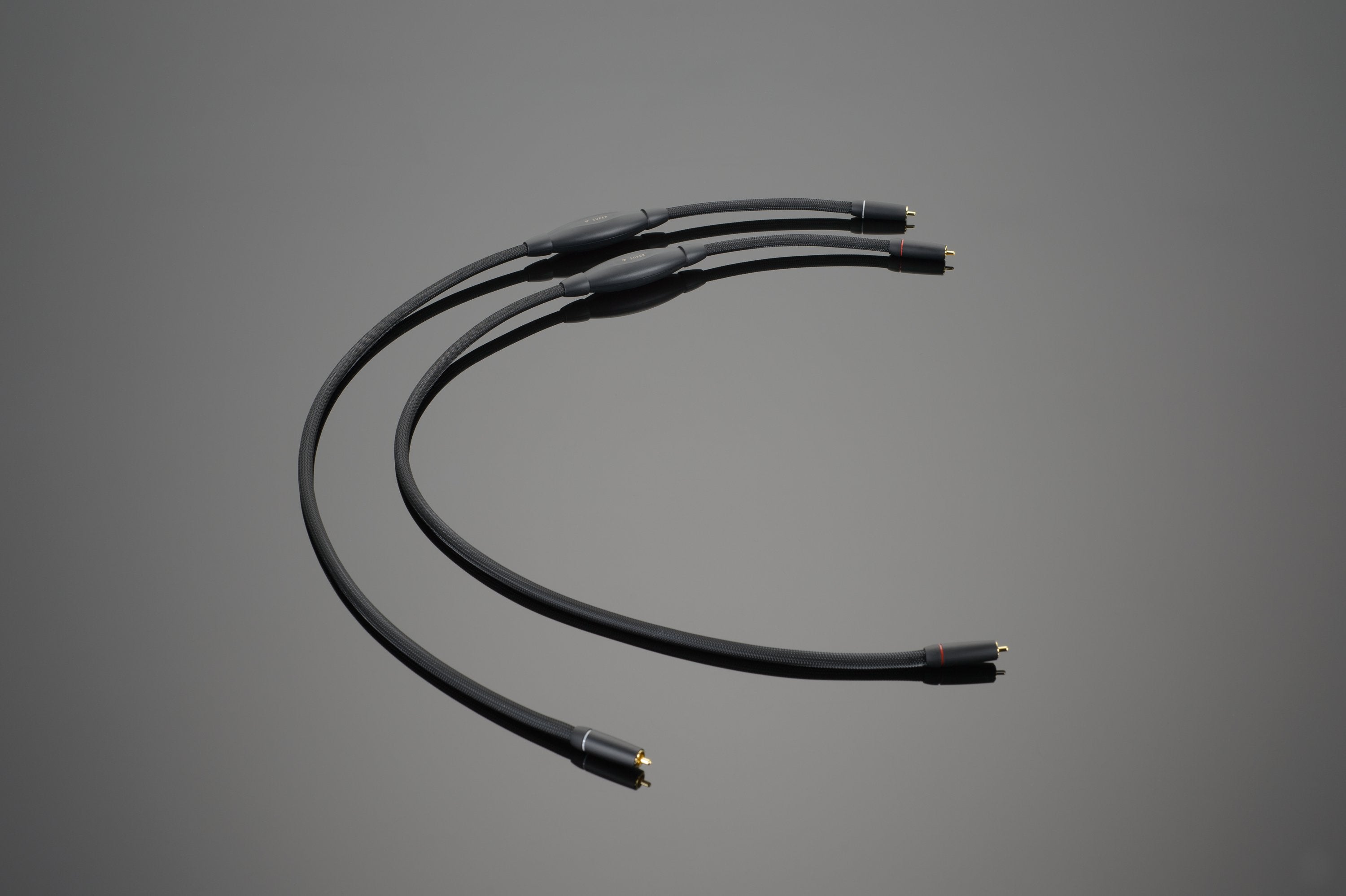 Transparent Super Interconnect RCA Coppia 1m Connettori Oro