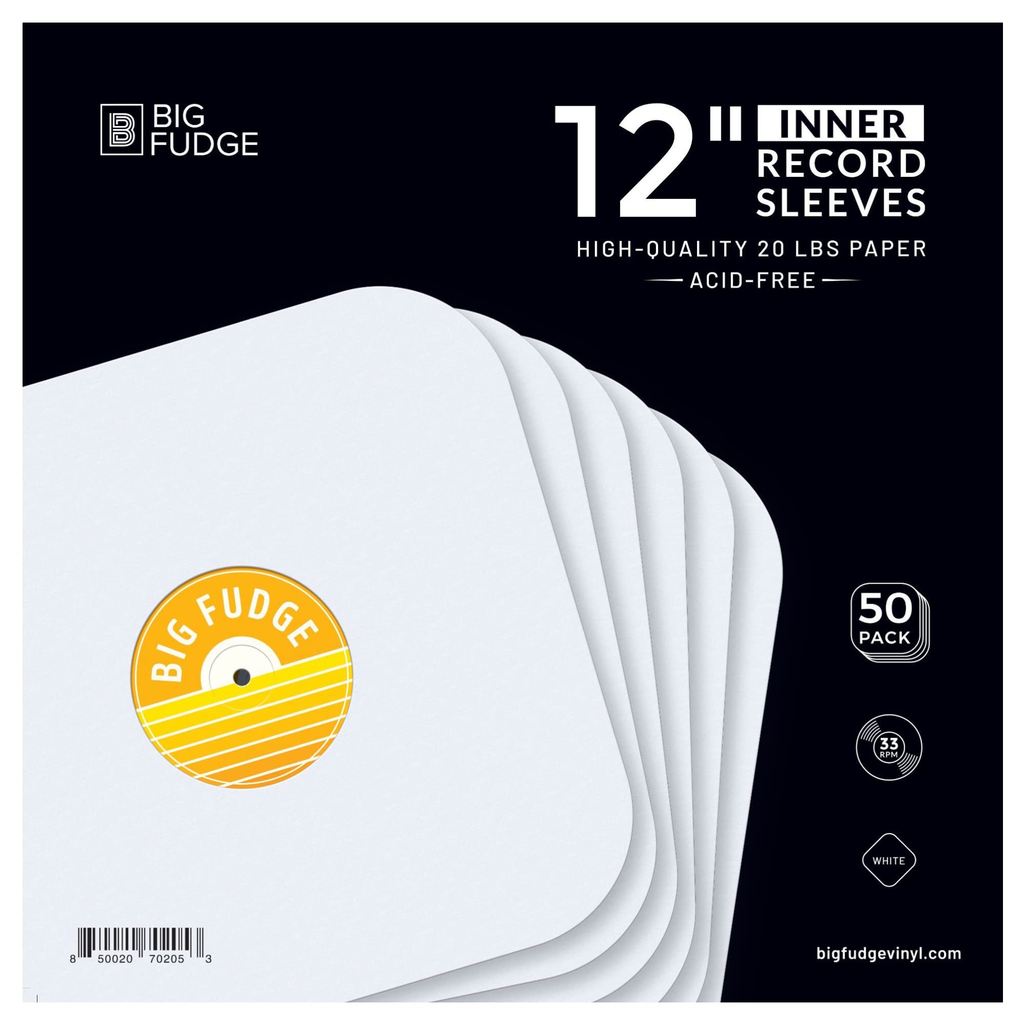 Big Fudge Outer Sleeves Buste Vinili 12" 50 pz 3 Mil