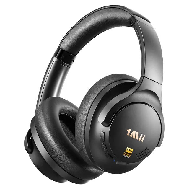 1Mii Y8+ Cuffie Bluetooth Over-Ear Nero ANC LDAC