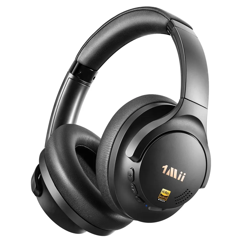 1Mii Y8+ Cuffie Bluetooth Over-Ear Nero ANC LDAC