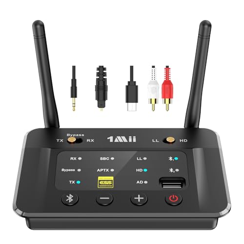 1Mii B03S Trasmettitore Ricevitore Bluetooth 5.3 aptX HD