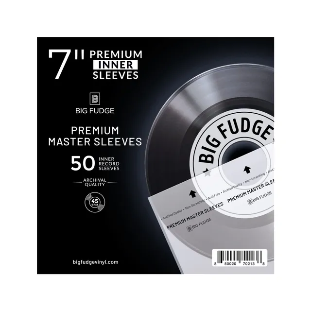 Big Fudge Inner Sleeves Premium Master 7 Pollici 50 Pezzi