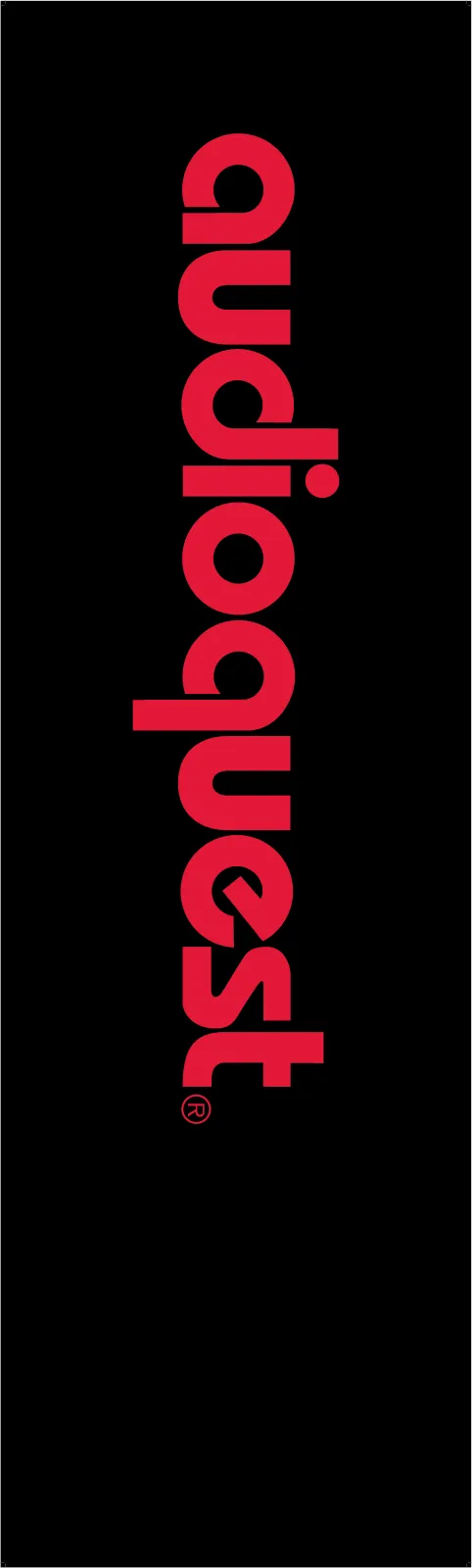 Audioquest Accessories Logo insegna espositiva da showroom