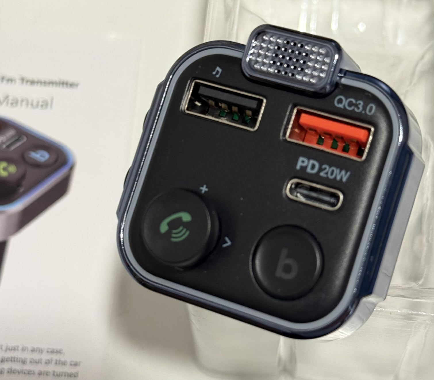 NK Trasmettitore FM Auto Bluetooth 5.0 PD 20W QC3.0