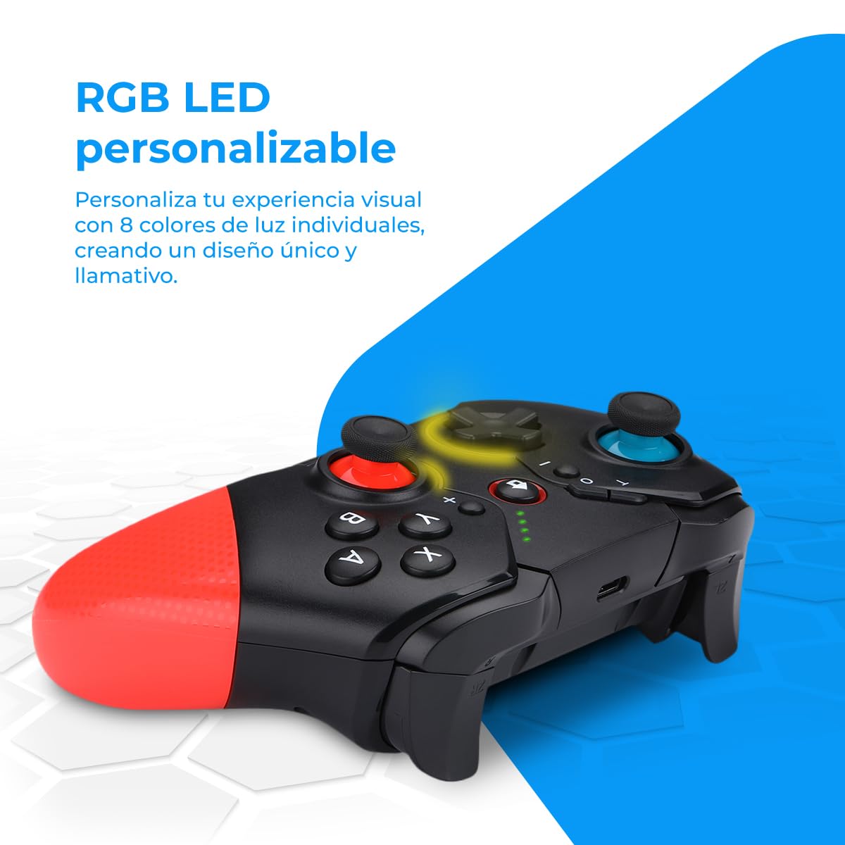 NK Controller Pro Switch wireless nero macro turbo RGB
