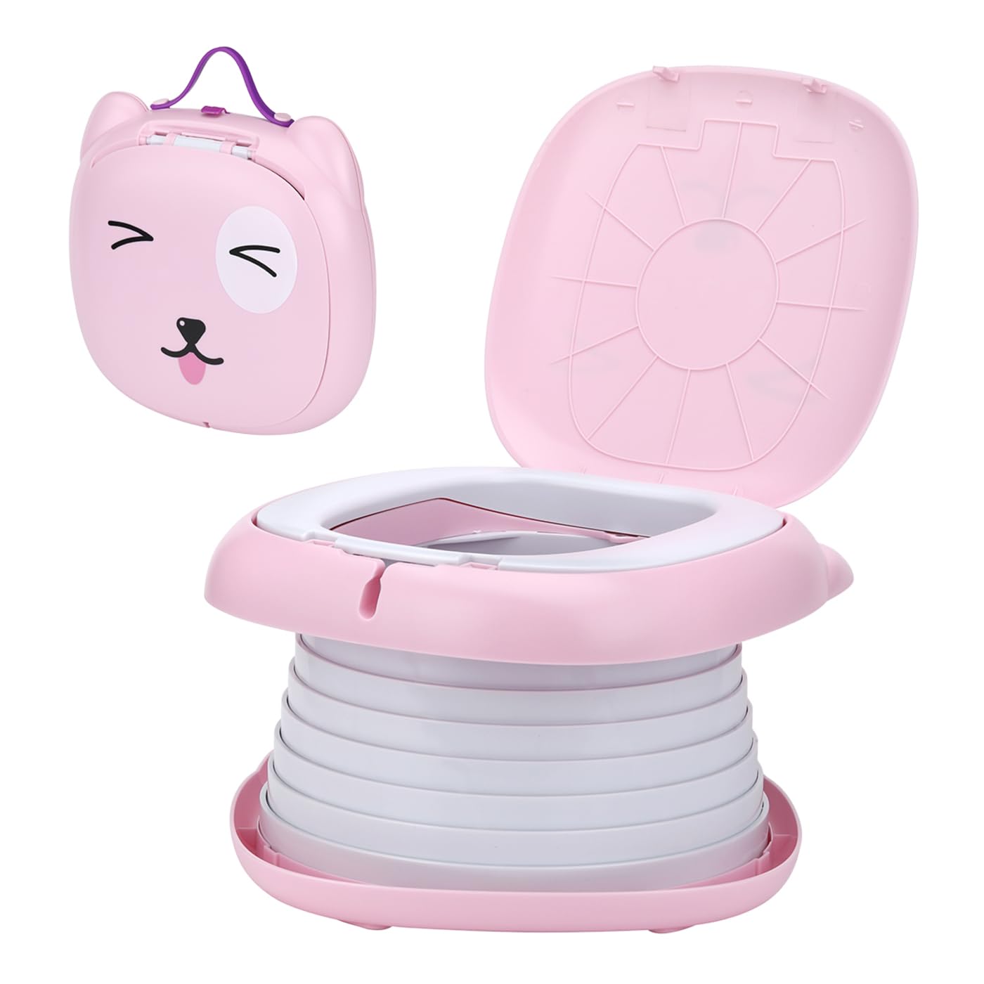 NK Vasino Bambini Pieghevole Bianco Portatile Antiscivolo