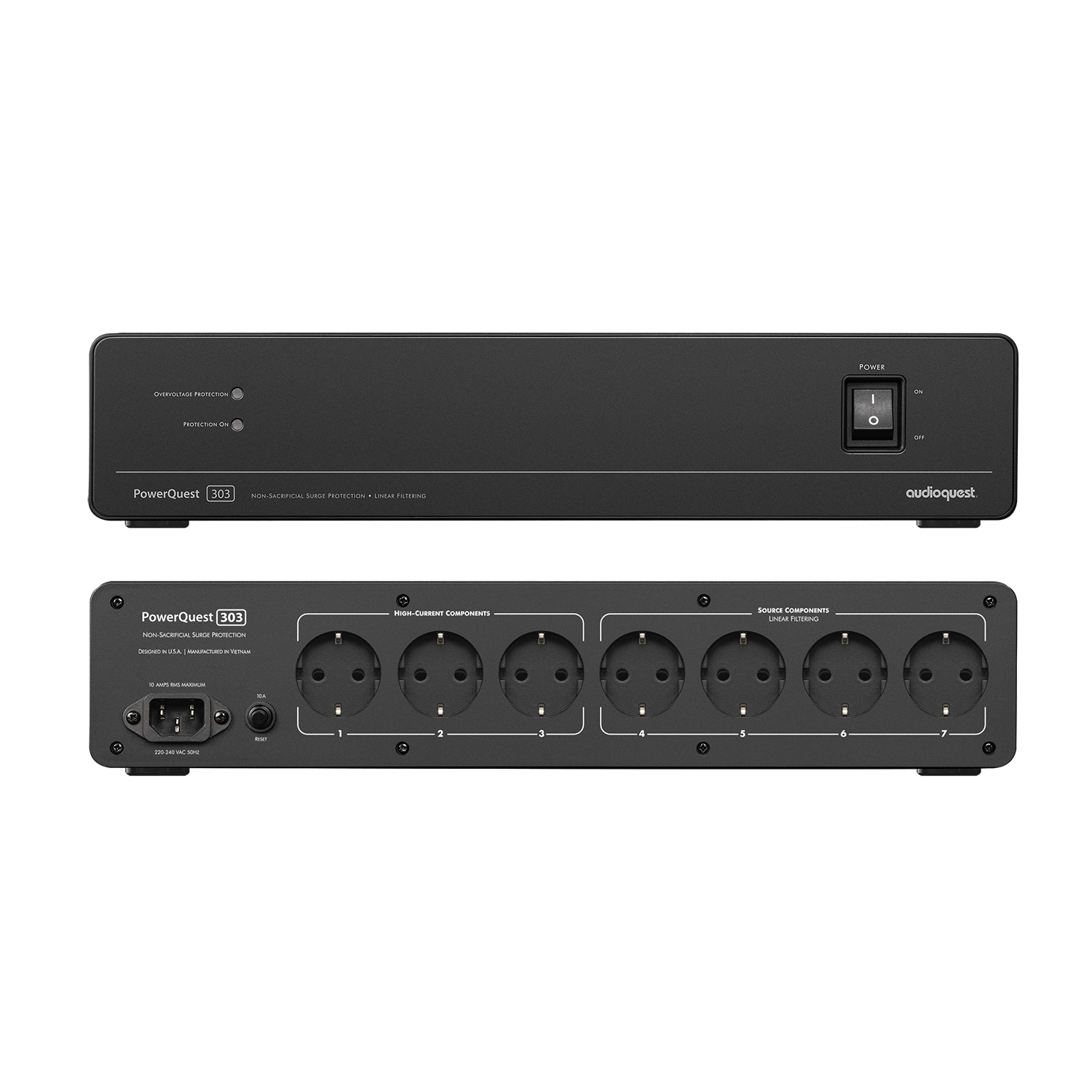AudioQuest PowerQuest 303 condizionatore rete Schuko Europa
