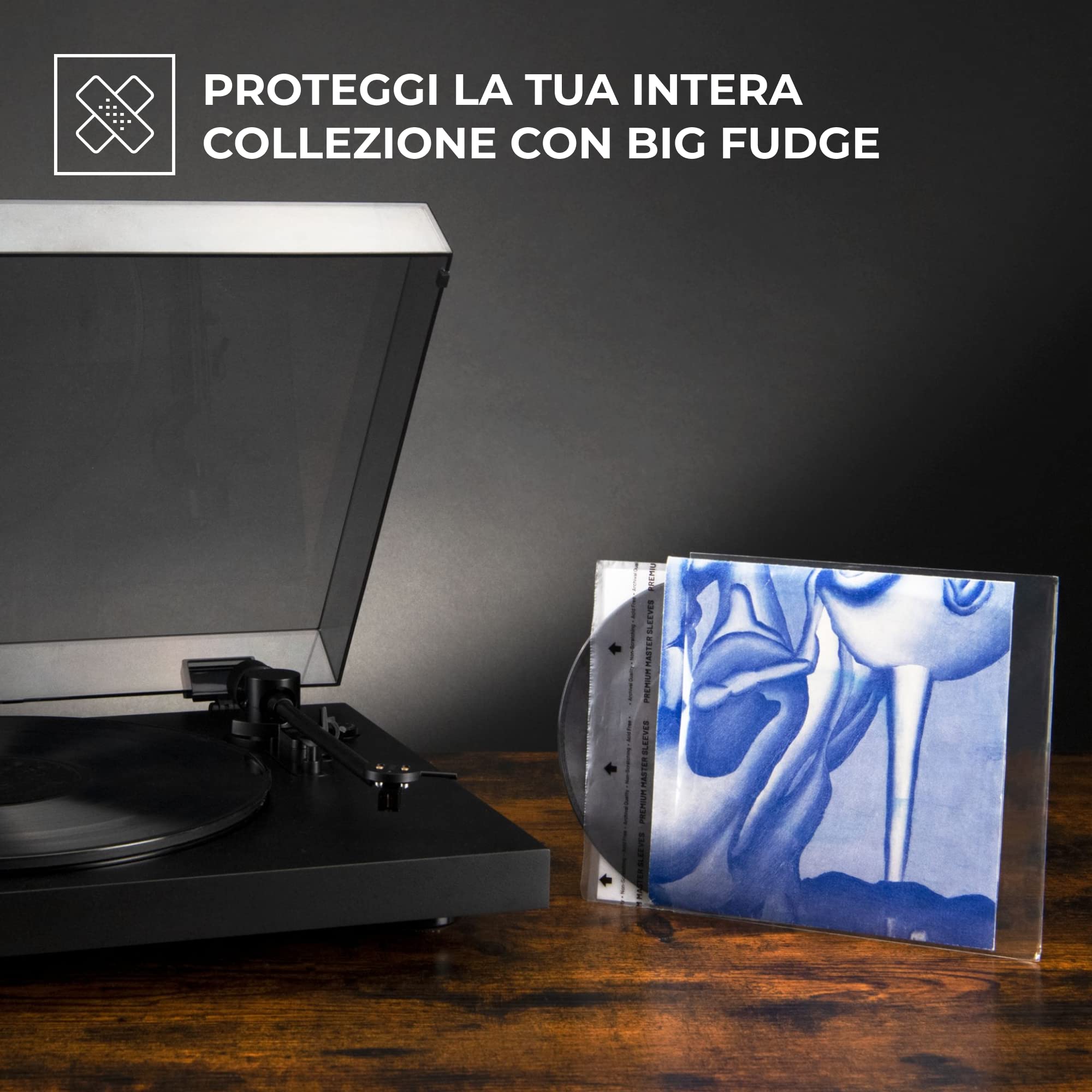 Big Fudge Inner Sleeves Premium Master 7 Pollici 50 Pezzi