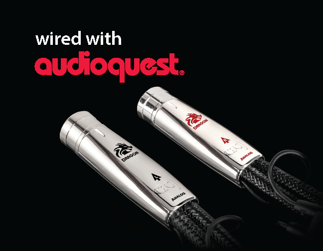 AudioQuest Wired with AudioQuest adesivo Dragon XLR