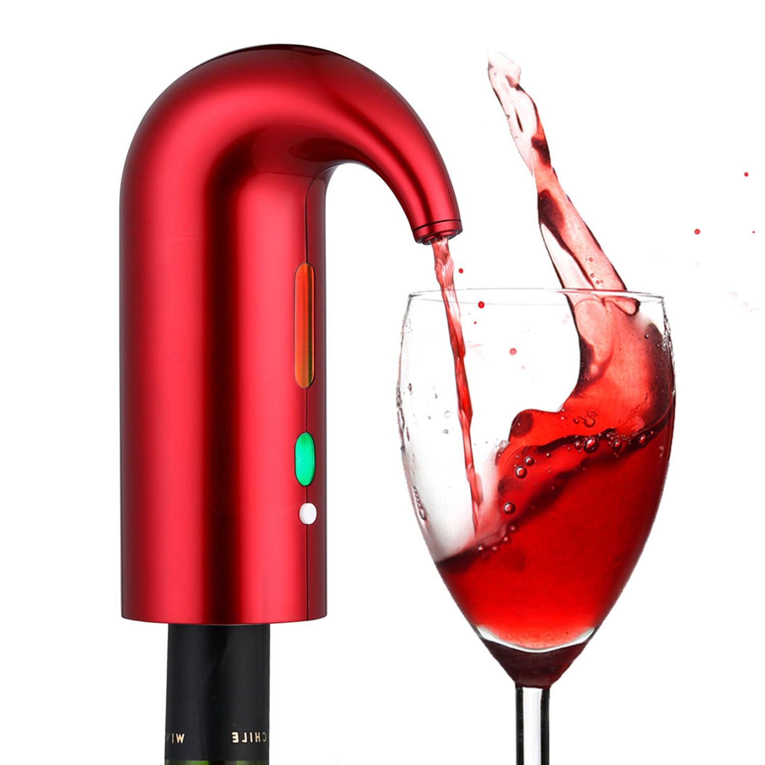 NK decanter vino elettrico nero USB ricaricabile con filtro