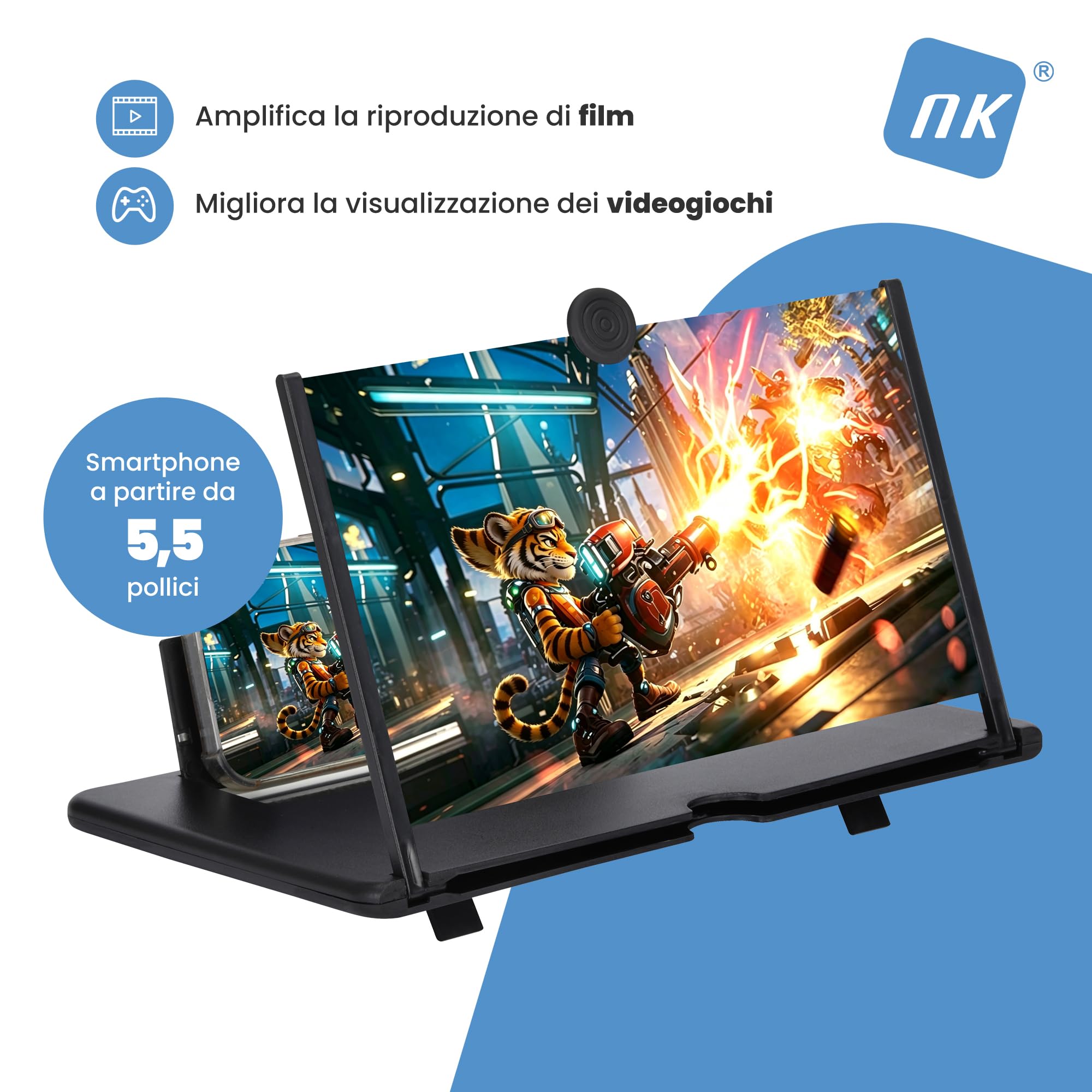 NK Amplificatore Schermo 14 Pollici Pieghevole
