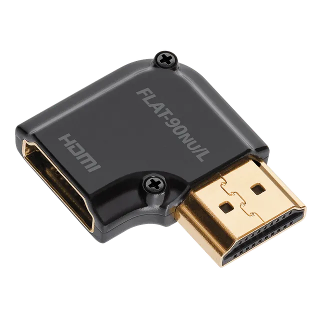 AudioQuest Adapter HDMI 90° Flat NU/L adattatore HDMI