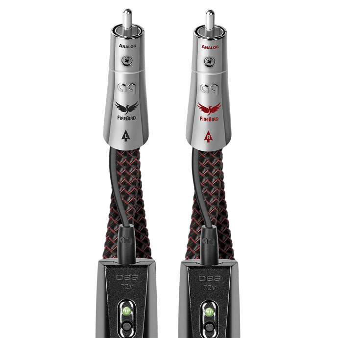 AudioQuest FireBird RCA-RCA cavo audio argento PSS DBS 72V