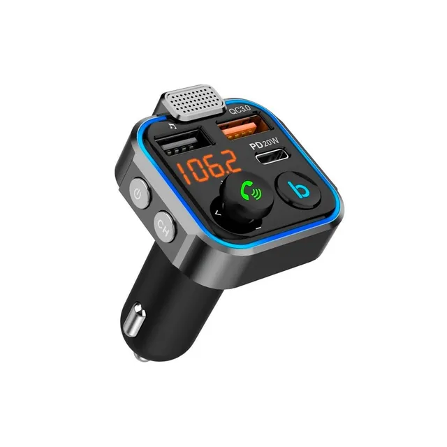 NK Trasmettitore FM Auto Bluetooth 5.0 PD 20W QC3.0