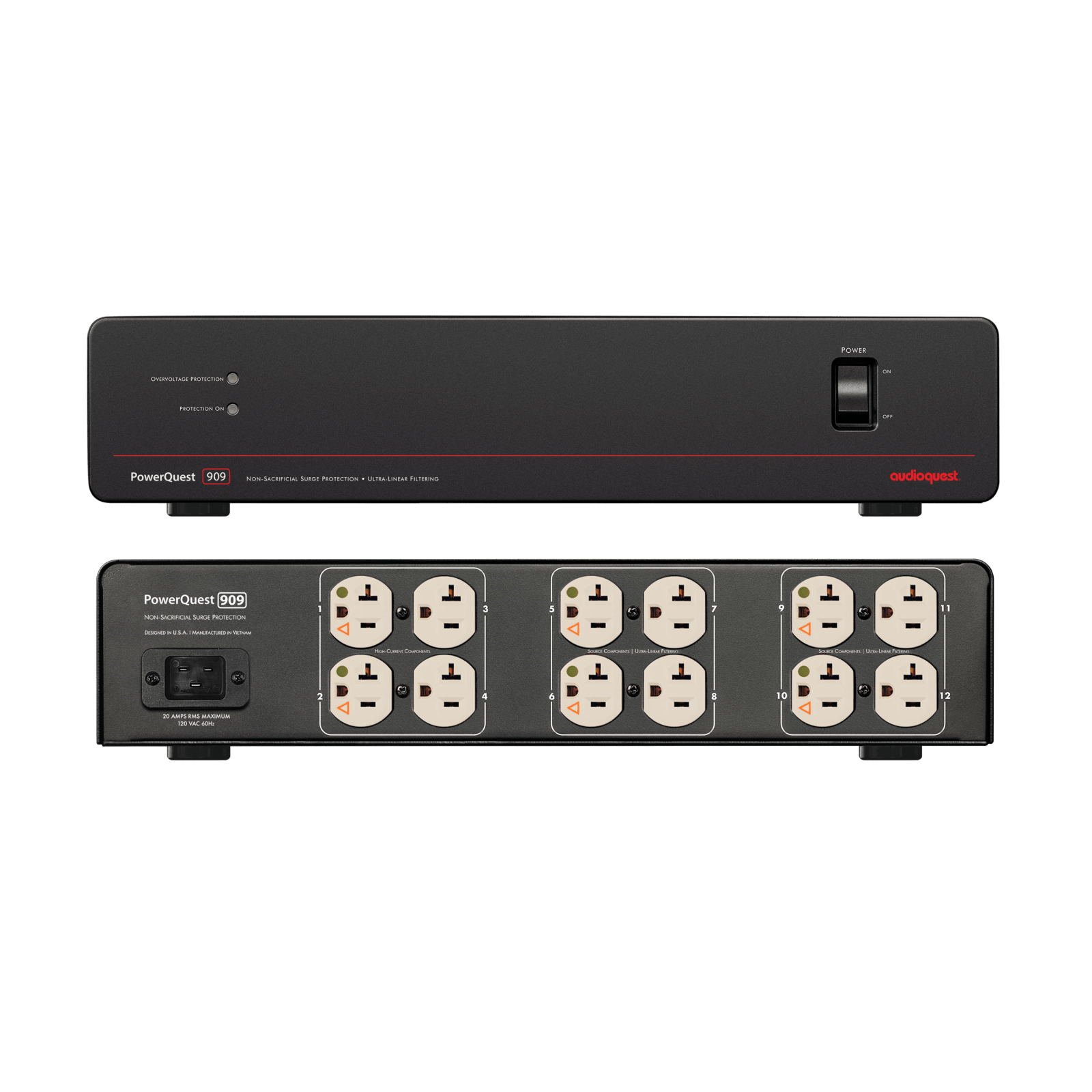 AudioQuest PowerQuest 909 condizionatore 12 prese 20A