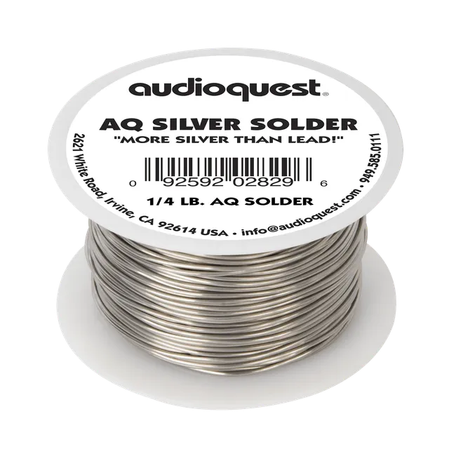 AudioQuest Accessories Silberlot stagno per saldatura argento