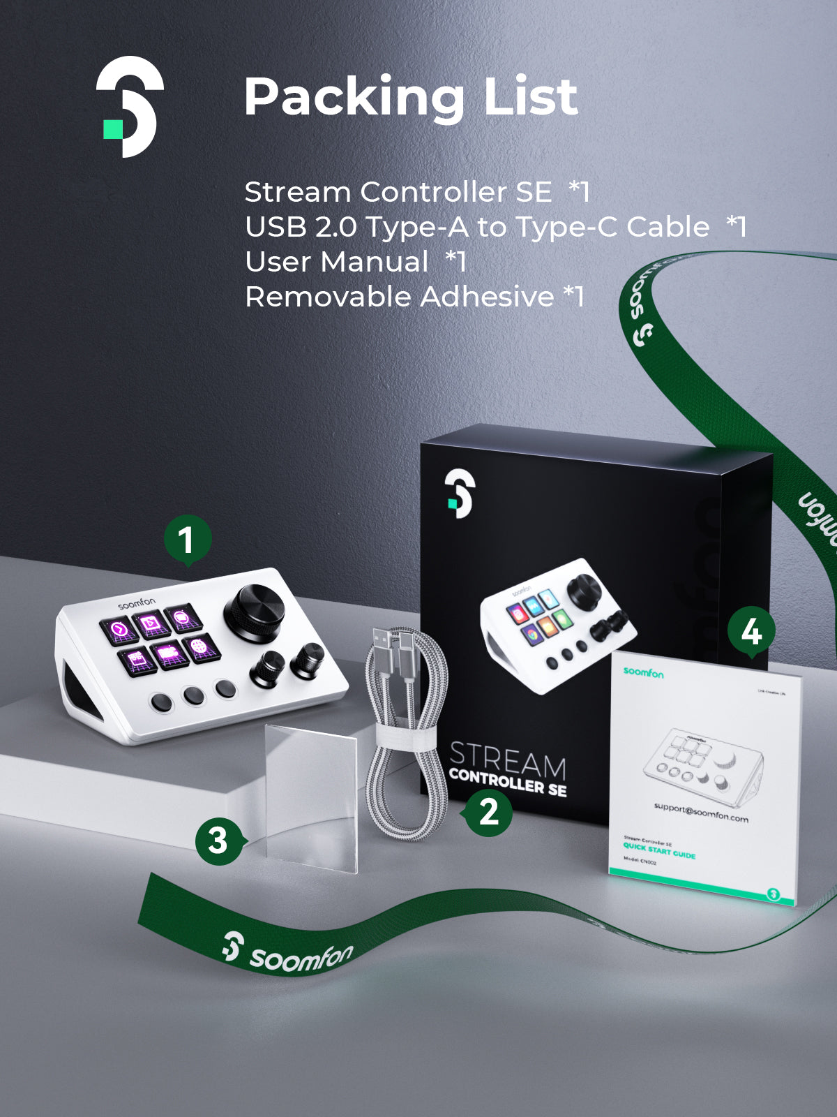 SOOMFON Stream Controller SE tastiera streaming USB