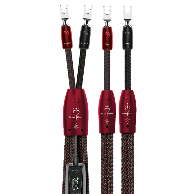 AudioQuest Brave Heart Full-Range cavo diffusori coppia 2,4 m rame