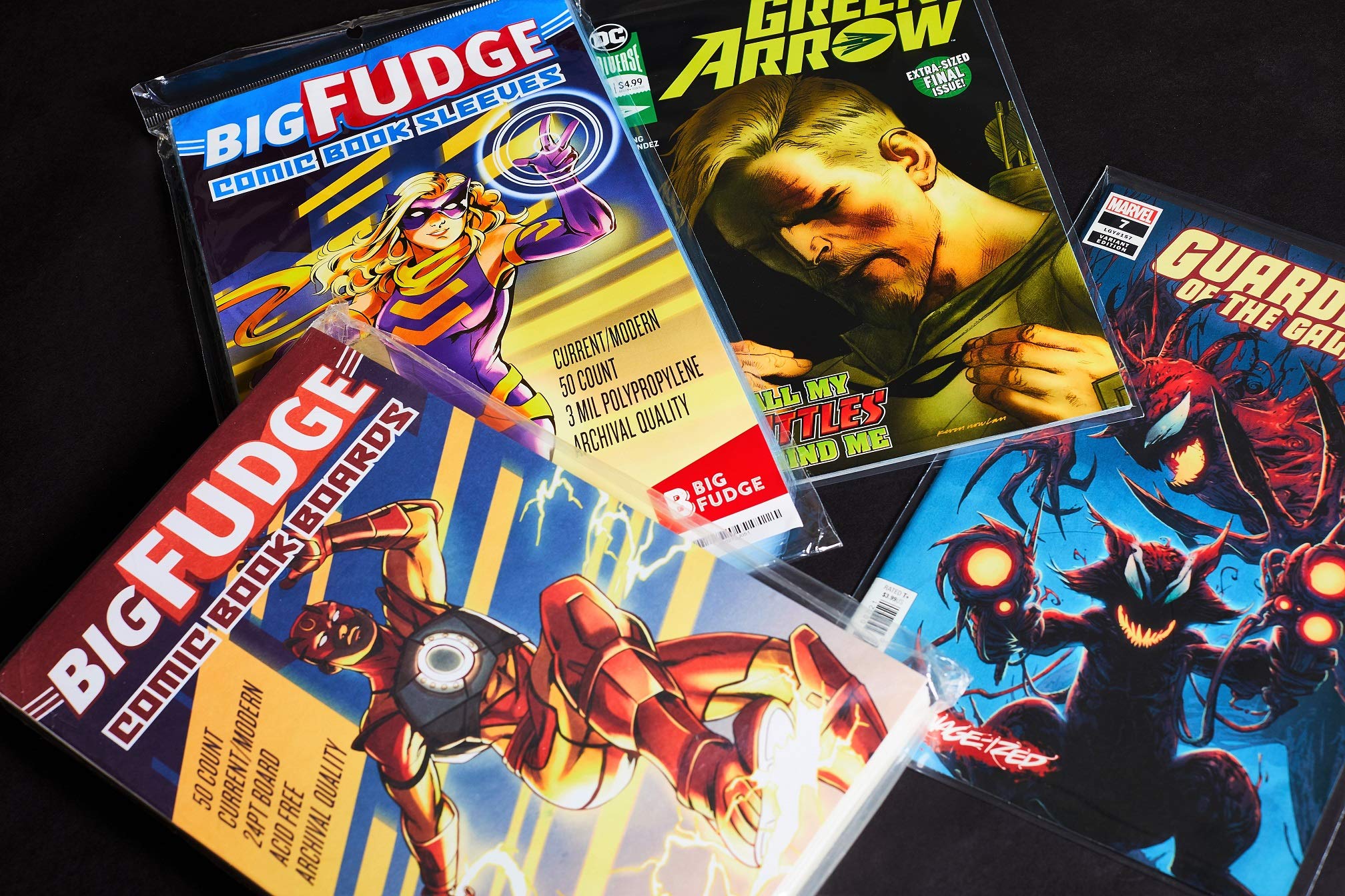 Big Fudge Outer Sleeves Buste Fumetti 50+50 Current Senza Acidi