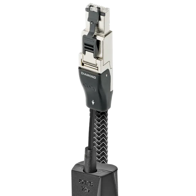 Audioquest Diamond RJ/E cavo Ethernet 0,75 m argento solido