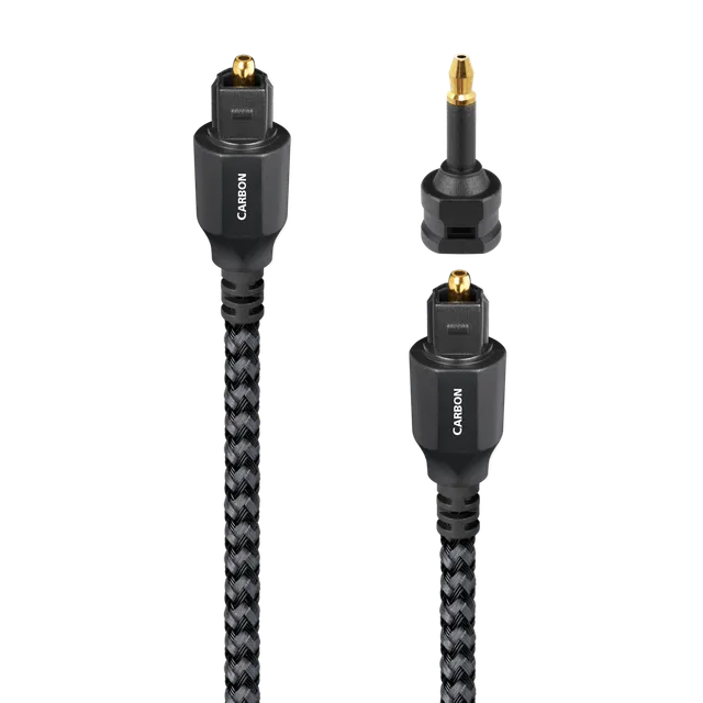 AudioQuest Carbon cavo ottico Toslink 1,5 m 19 fibre