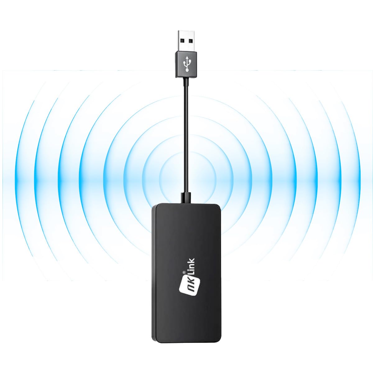 NK NK-LINKAND adattatore wireless CarPlay Android Auto blu