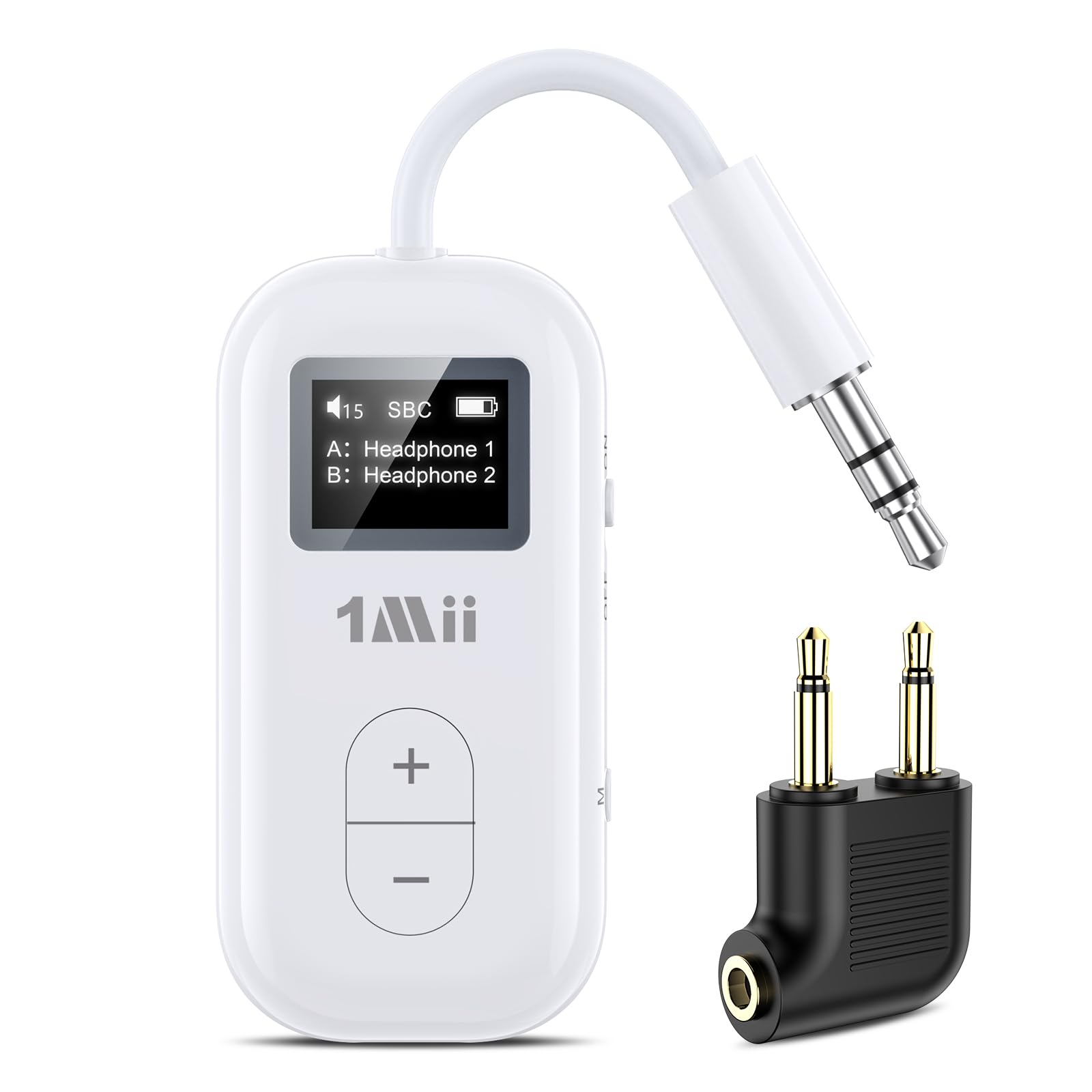 1Mii Bluetooth Transmitter SafeFly Dual Aereo 2 Cuffie 25h