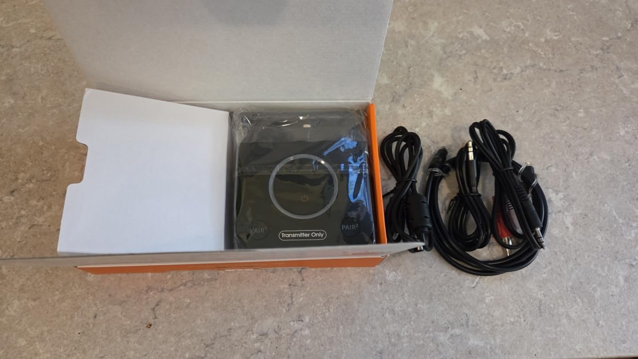 1Mii B06TX trasmettitore Bluetooth TV 5.3 aptX 2 cuffie