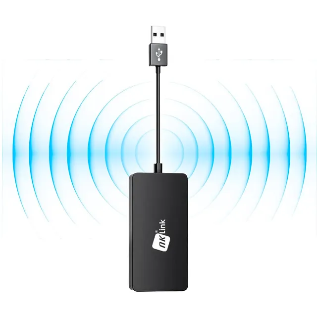 NK NK-LINKAND adattatore wireless CarPlay Android Auto blu