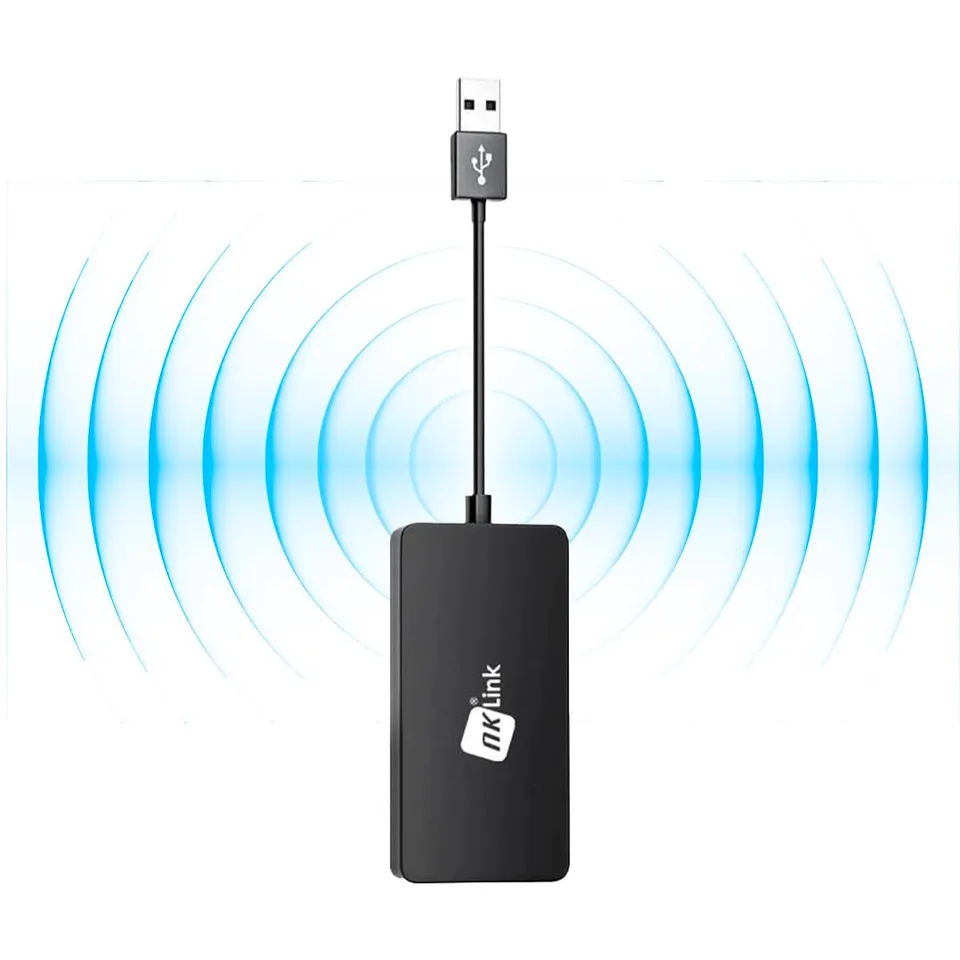 NK NK-LINKAND adattatore wireless CarPlay Android Auto blu