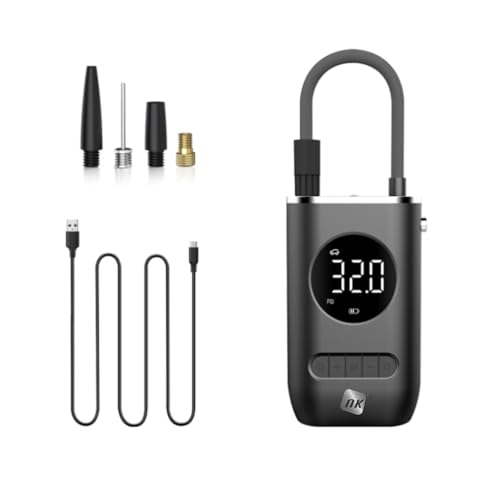NK compressore aria portatile 150 PSI 4000mAh display digitale LED
