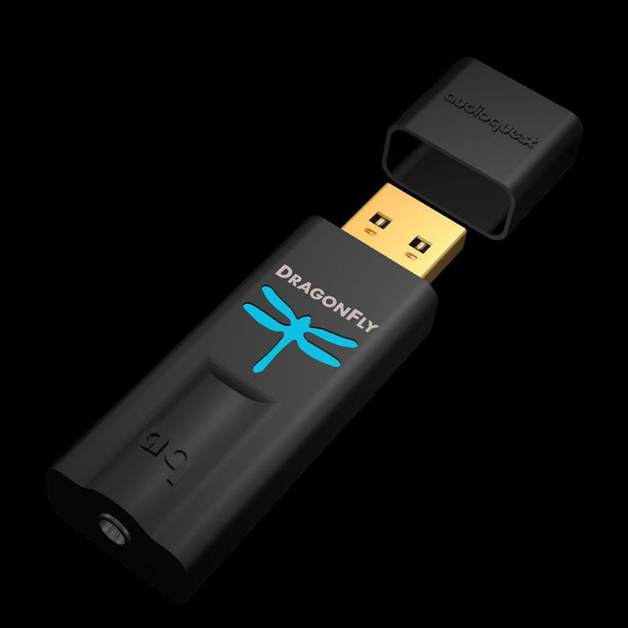 Audioquest DragonFly Black DAC USB cuffie 32-bit ESS 9010