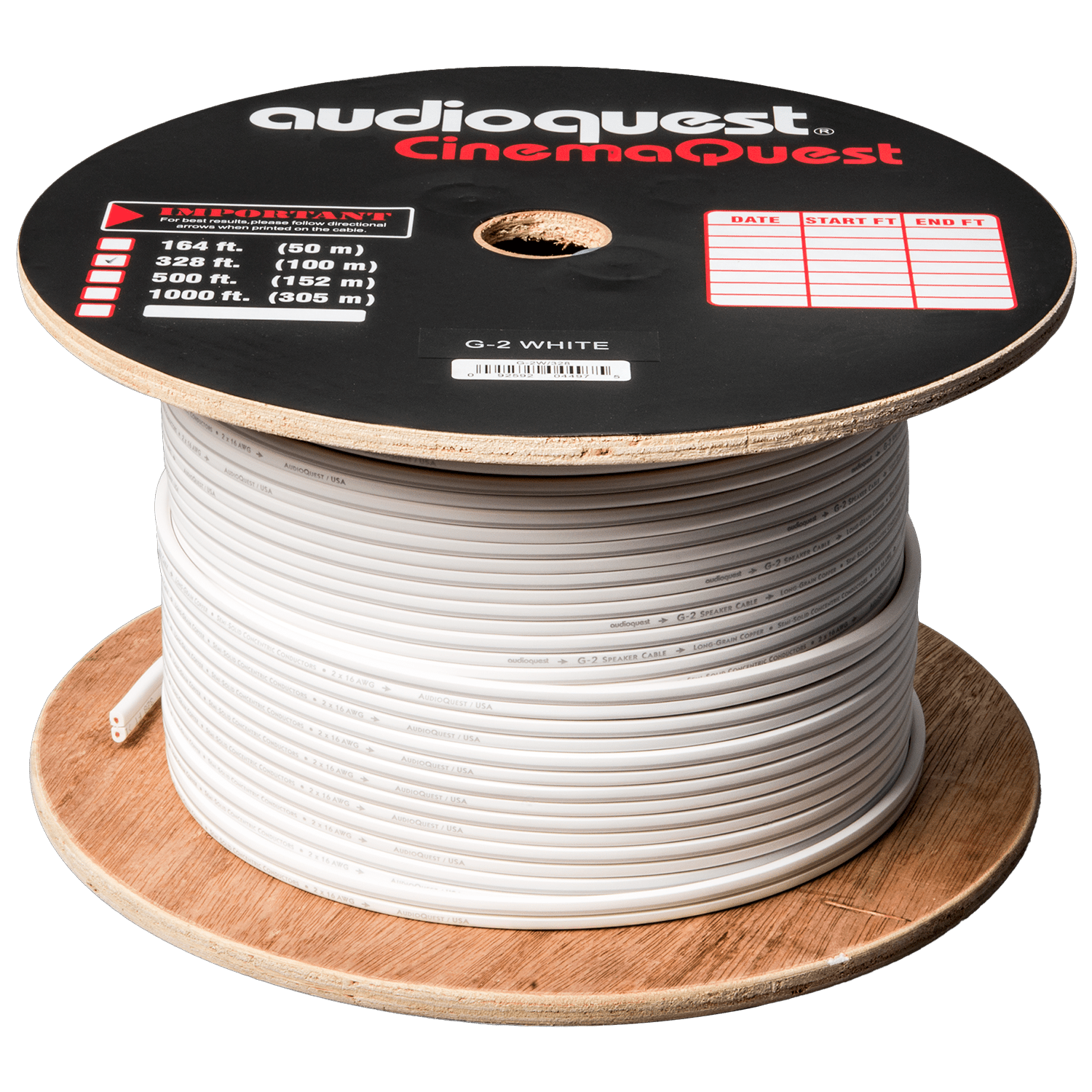 AudioQuest G2 cavo diffusori 9 m rame LGC grigio 16 AWG