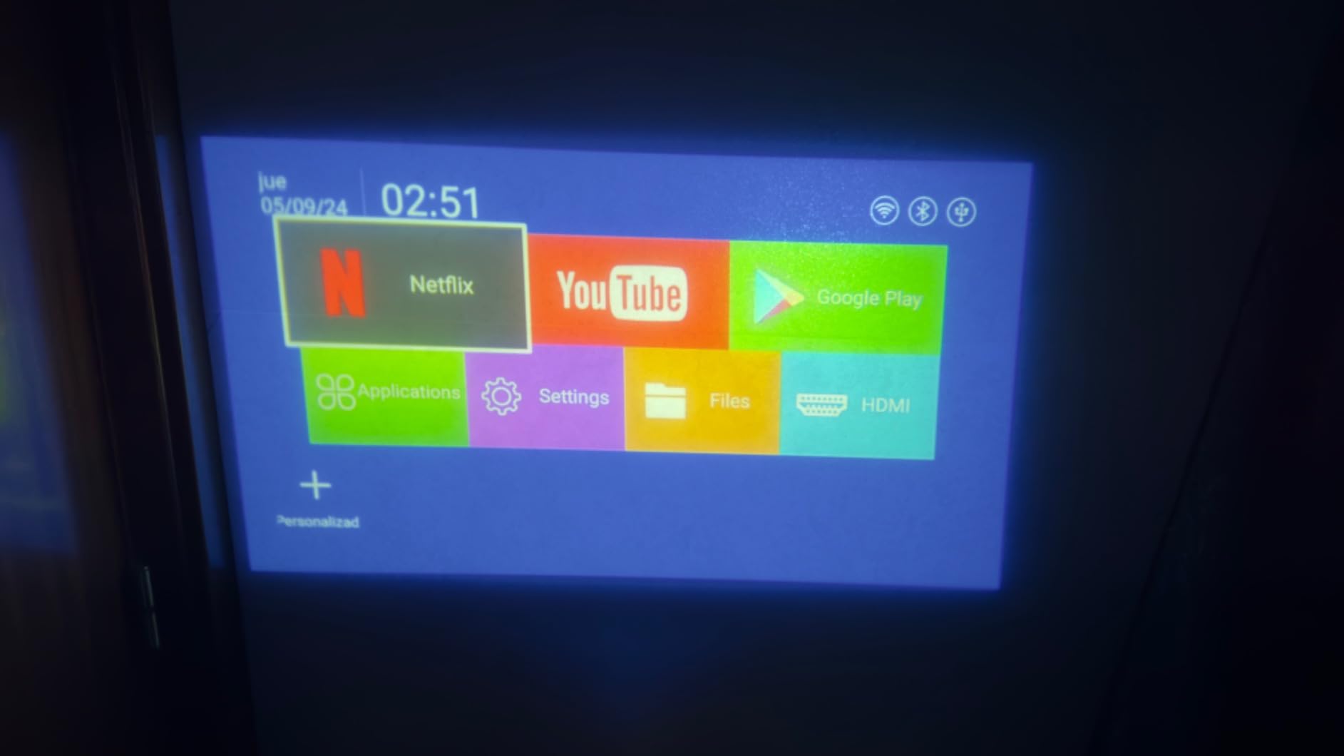 NK Mini Proiettore Portatile Full HD 1080P 4K WiFi 180°