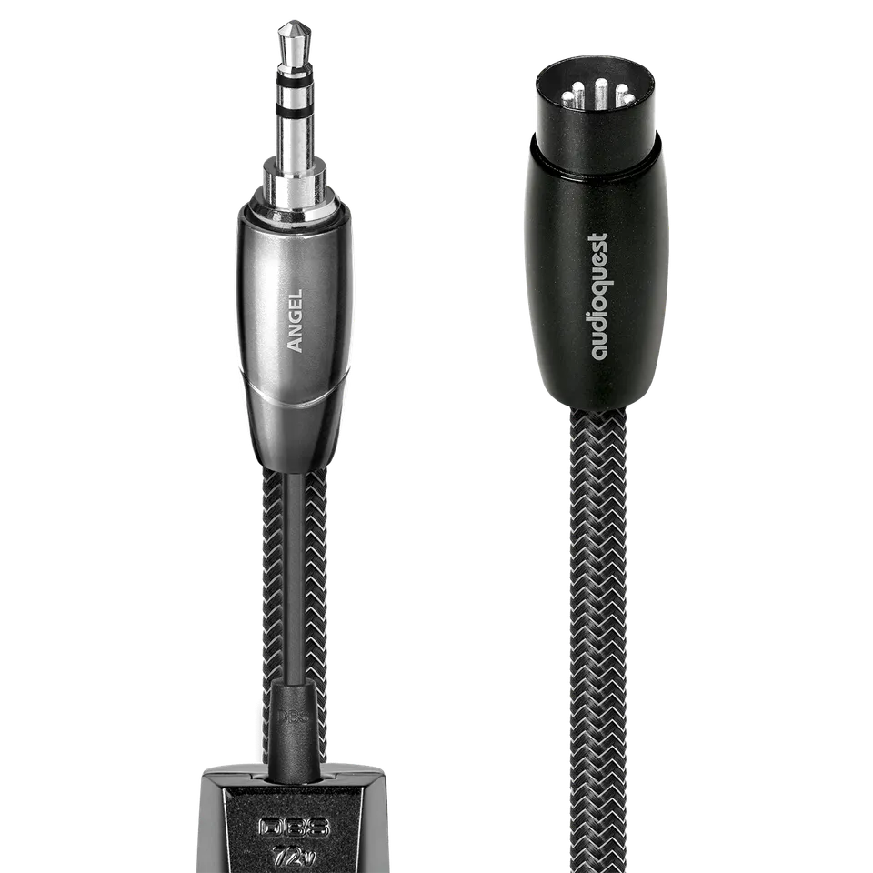 AudioQuest Angel cavo mini-jack 3,5mm-DIN 5 pin argento