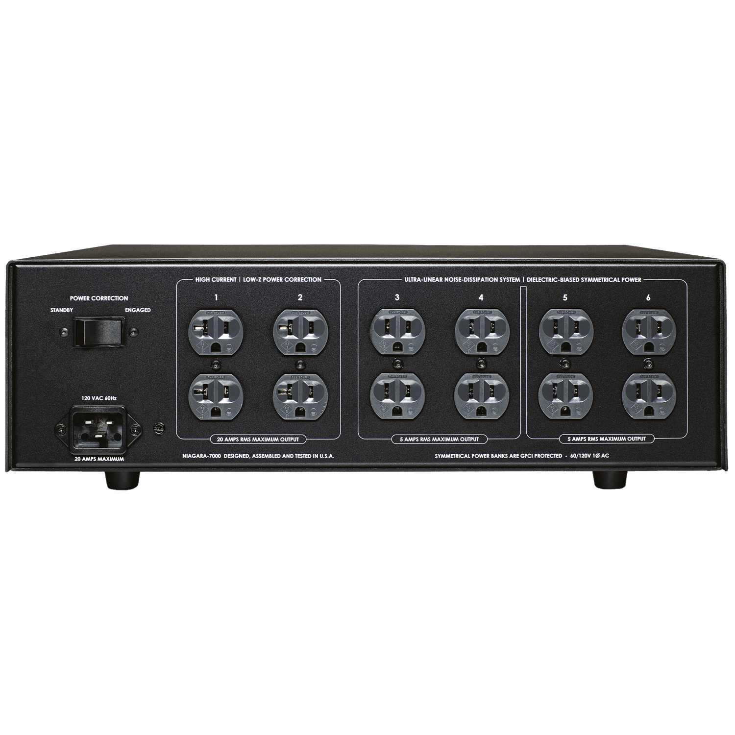AudioQuest Niagara 7000 condizionatore di rete Schuko 90A