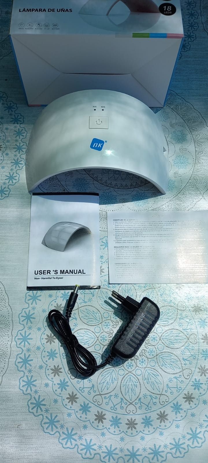 NK Lampada Unghie LED UV 36W Gel e Semipermanente