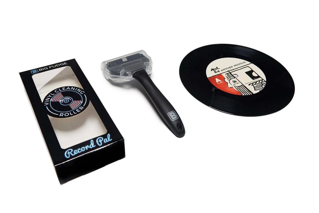 Big Fudge Record Pal Rullo Pulizia Vinili Silicone Nero