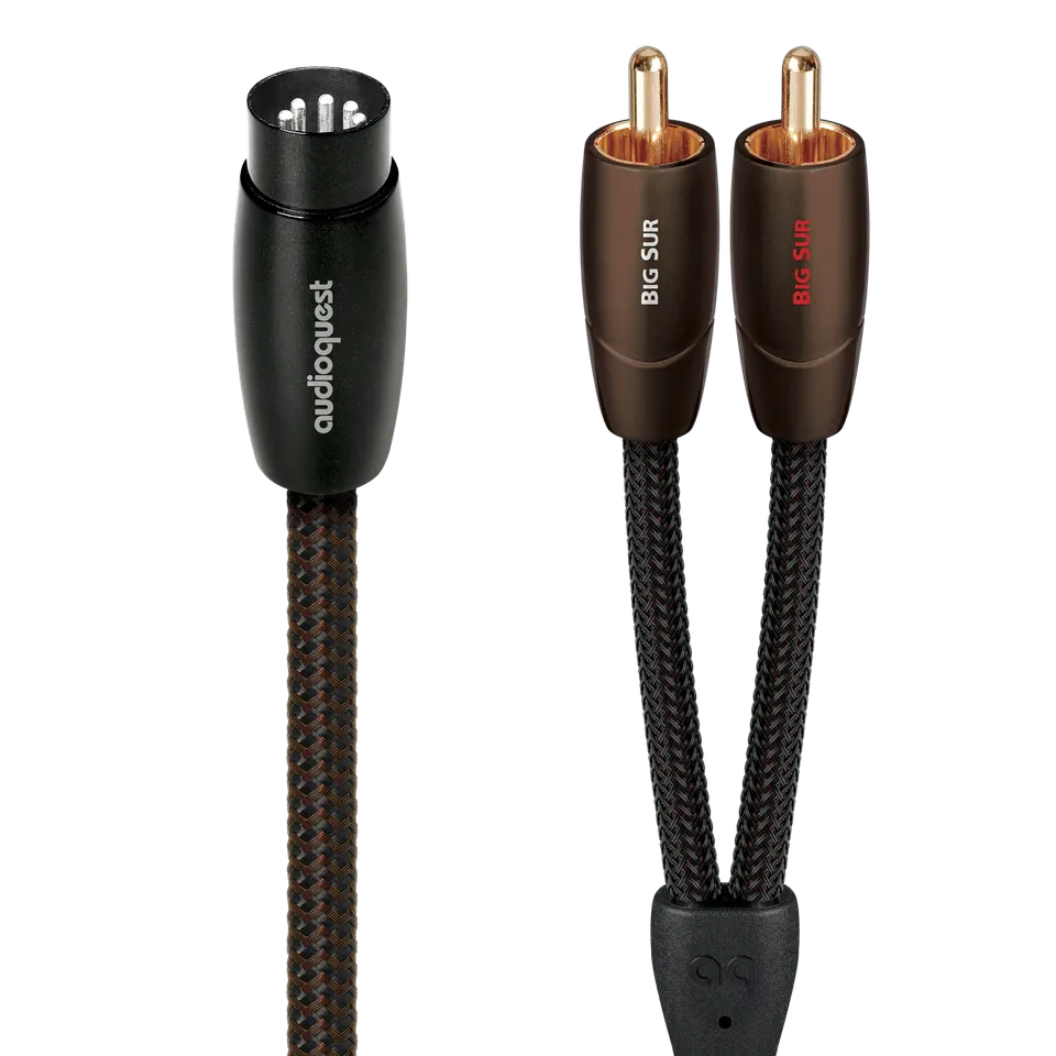 Audioquest Big Sur DIN 5 pin a RCA cavo fono PSC+